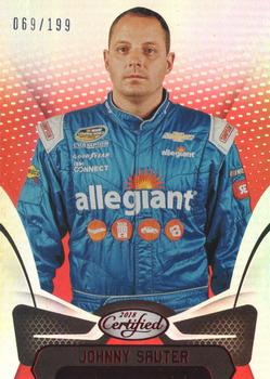 2018 Panini Certified - Red #59 Johnny Sauter Front