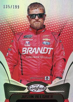 2018 Panini Certified - Red #64 Justin Allgaier Front