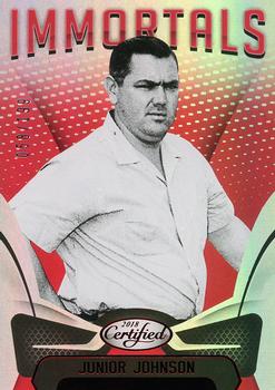 2018 Panini Certified - Red #87 Junior Johnson Front