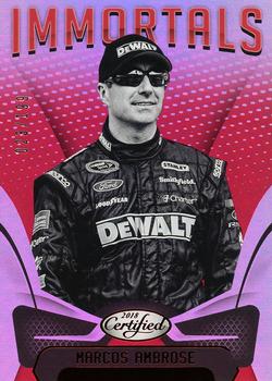 2018 Panini Certified - Red #89 Marcos Ambrose Front