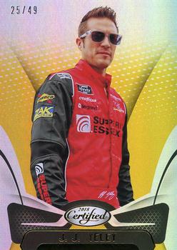 2018 Panini Certified - Gold #44 J.J. Yeley Front