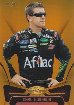2018 Panini Certified - Mirror Gold #13 Carl Edwards Front