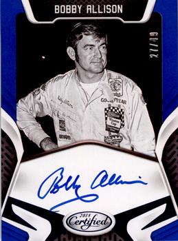2018 Panini Certified - Certified Signatures Blue #CS-BA Bobby Allison Front