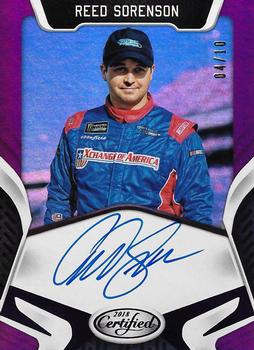 2018 Panini Certified - Certified Signatures Purple #CS-RS Reed Sorenson Front