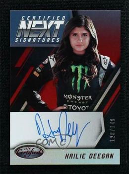 2018 Panini Certified - Certified Next Signatures Red #NEXT-HD Hailie Deegan Front