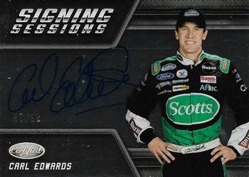 2018 Panini Certified - Signing Sessions #SS-CE Carl Edwards Front