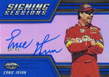 2018 Panini Certified - Signing Sessions Blue #SS-EI Ernie Irvan Front