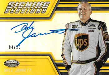 2018 Panini Certified - Signing Sessions Gold #SS-DJ Dale Jarrett Front