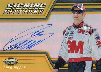 2018 Panini Certified - Signing Sessions Gold #SS-GB Greg Biffle Front