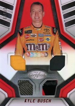 2018 Panini Certified - Complete Materials Red #CM-KY Kyle Busch Front