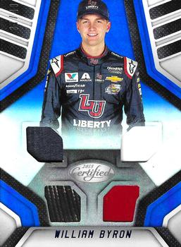 2018 Panini Certified - Complete Materials Blue #CM-WB William Byron Front