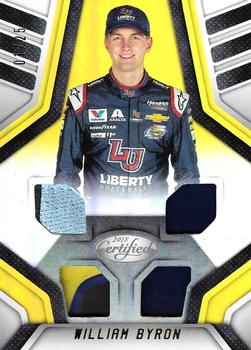 2018 Panini Certified - Complete Materials Gold #CM-WB William Byron Front