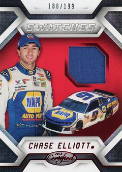 2018 Panini Certified - Cup Swatches Red #CS-CE Chase Elliott Front