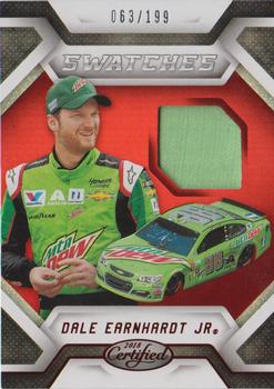 2018 Panini Certified - Cup Swatches Red #CS-JR Dale Earnhardt Jr Front