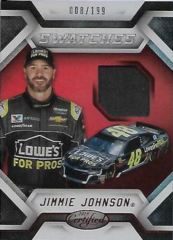 2018 Panini Certified - Cup Swatches Red #CS-JJ Jimmie Johnson Front