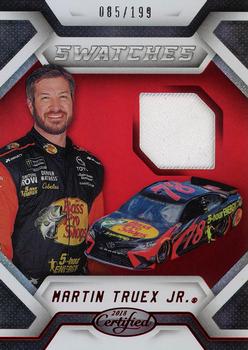 2018 Panini Certified - Cup Swatches Red #CS-MT Martin Truex Jr. Front