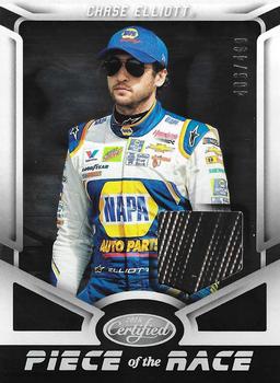 2018 Panini Certified - Piece of the Race Relics #POTR-CE Chase Elliott Front