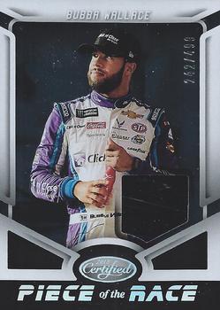 2018 Panini Certified - Piece of the Race Relics #POTR-BW Bubba Wallace Front