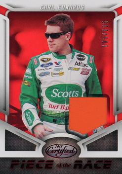 2018 Panini Certified - Piece of the Race Relics Red #POTR-CE Carl Edwards Front
