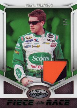 2018 Panini Certified - Piece of the Race Relics Green #POTR-CE Carl Edwards Front