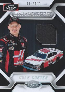 2018 Panini Certified - Xfinity Materials #XM-CC Cole Custer Front