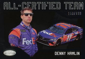 2018 Panini Certified - All-Certified Team #ACT18 Denny Hamlin Front