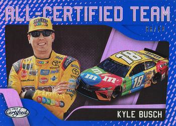 2018 Panini Certified - All-Certified Team Blue #ACT11 Kyle Busch Front
