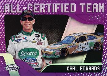 2018 Panini Certified - All-Certified Team Purple #ACT4 Carl Edwards Front