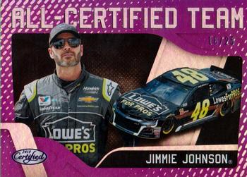 2018 Panini Certified - All-Certified Team Purple #ACT5 Jimmie Johnson Front