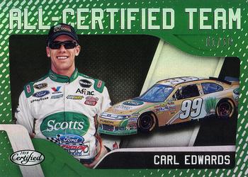 2018 Panini Certified - All-Certified Team Green #ACT4 Carl Edwards Front