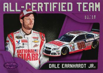 2018 Panini Certified - All-Certified Team Mirror Purple #ACT2 Dale Earnhardt Jr Front