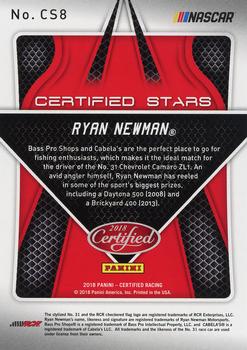 2018 Panini Certified - Certified Stars Red #CS8 Ryan Newman Back