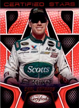 2018 Panini Certified - Certified Stars Red #CS24 Carl Edwards Front