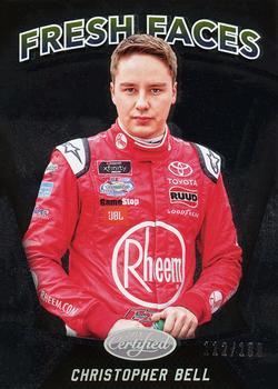 2018 Panini Certified - Fresh Faces #FF9 Christopher Bell Front