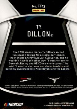 2018 Panini Certified - Fresh Faces #FF13 Ty Dillon Back