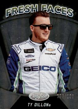 2018 Panini Certified - Fresh Faces #FF13 Ty Dillon Front