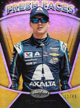 2018 Panini Certified - Fresh Faces Gold #FF3 William Byron Front