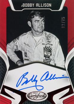 2018 Panini Certified - Certified Signatures Red #CS-BA Bobby Allison Front