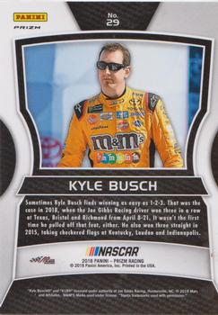 2018 Panini Prizm - Red White and Blue #29 Kyle Busch Back