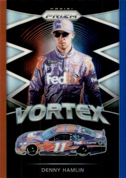 2018 Panini Prizm - Red White and Blue #59 Denny Hamlin Front