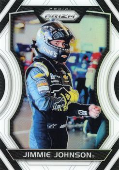 2018 Panini Prizm - White Prizm #5 Jimmie Johnson Front