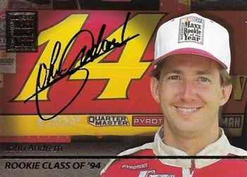 1994 Maxx - Rookie Class of '94 Autographs #4 John Andretti Front