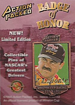 1995 Action Packed Badge of Honor Pins #NNO Terry Labonte Front