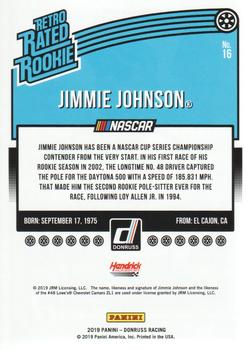 2019 Donruss #16 Jimmie Johnson Back