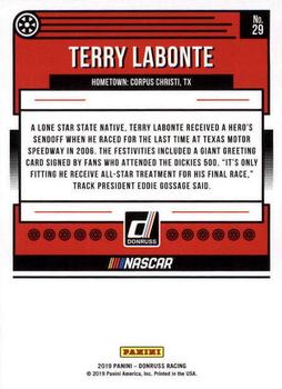 2019 Donruss #29 Terry Labonte Back