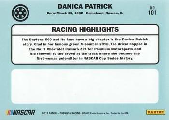 2019 Donruss #101 Danica Patrick Back