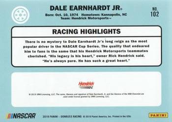 2019 Donruss #102 Dale Earnhardt Jr. Back