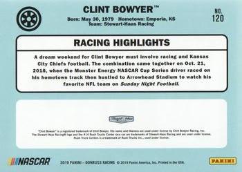 2019 Donruss #120 Clint Bowyer Back
