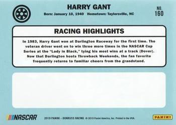 2019 Donruss #160 Harry Gant Back