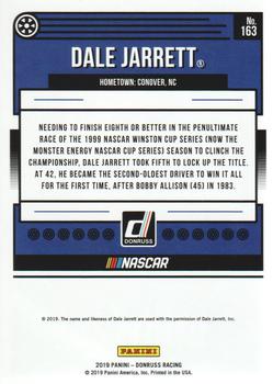 2019 Donruss #163 Dale Jarrett Back